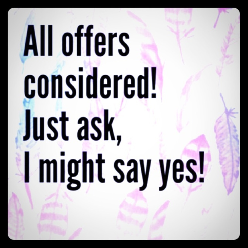 All offers considered